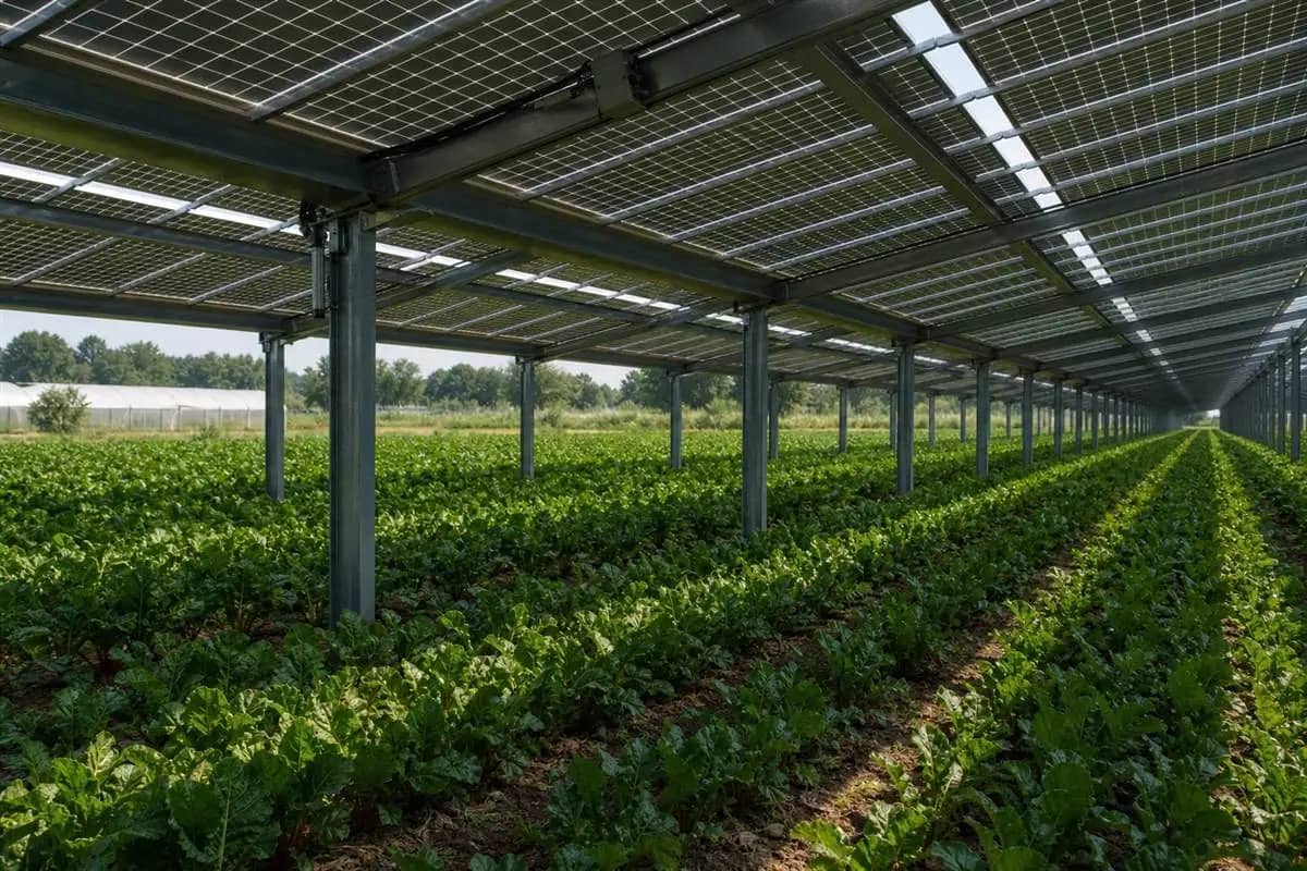 Highland Farm Agrivoltaic Field — Off-Grid solar installation in Negev, IL